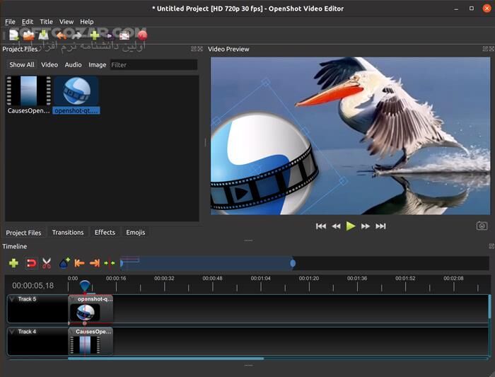 دانلود OpenShot Video Editor 3.4.0 - دانلود ویرایش ویدئو - سافت گذر
