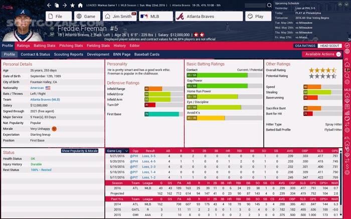 دانلود Out of the Park Baseball 17 - دانلود بازی شبیه‌ساز ورزش بِیسبال 2017 - سافت گذر