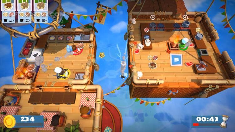 دانلود Overcooked! 2 + Update v2018.09.04 - دانلود بازی آشپزی - سافت گذر
