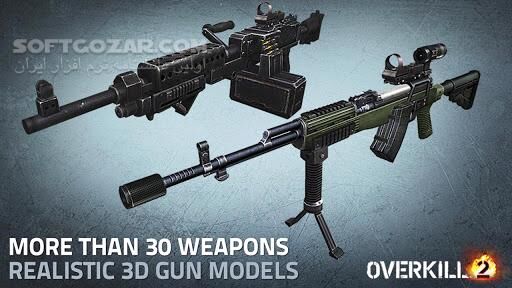 دانلود Overkill 2 v1.46 / 3 v1.4.0 for Android +4.1 - دانلود بازی تیرانداز نسخه 2 و 3 برای اندروید - سافت گذر
