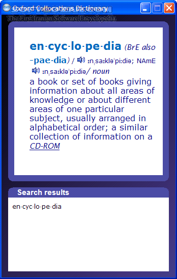 دانلود Oxford Collocations Dictionary 2nd Edition 2009 - دانلود فرهنگ لغت آکسفورد شامل عبارات دو یا چند کلمه ای و ترکیبی (کالوکیشن) - سافت گذر