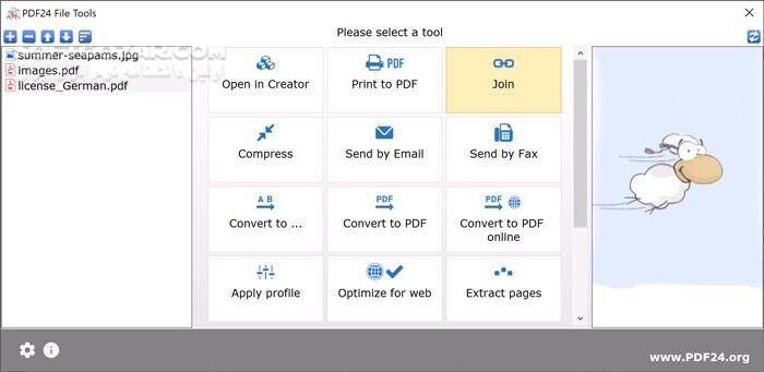 دانلود PDF24 Creator 11.29.0 - دانلود ایجاد و ویرایش فایل‌های پی‌دی‌اف - سافت گذر