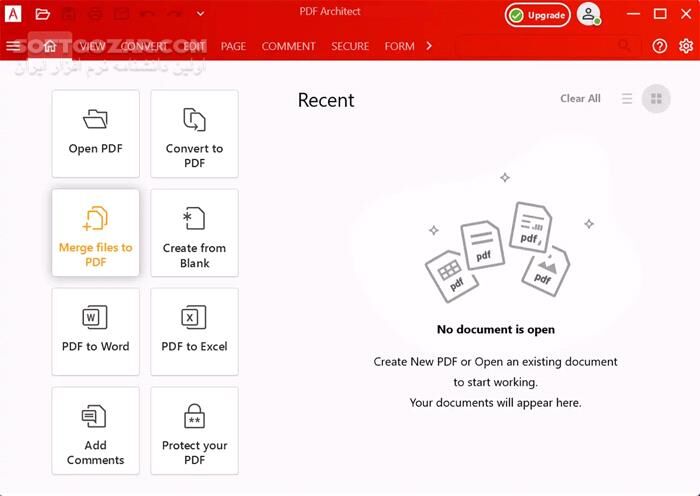 دانلود PDF Architect Pro + OCR 9.1.83.23106 - دانلود ویرایش و تبدیل فایل‌های پی‌دی‌اف - سافت گذر