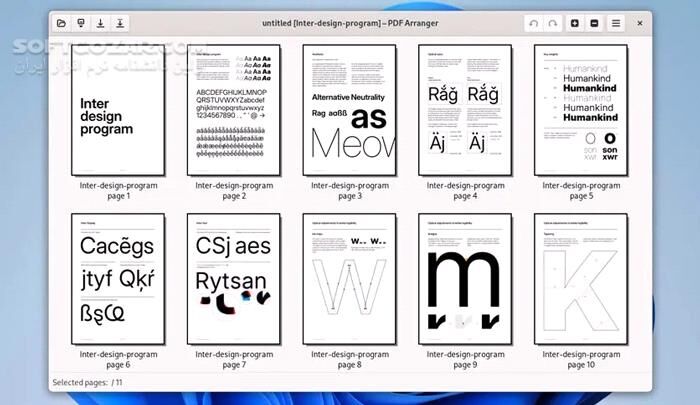 دانلود PDF Arranger 1.12.1 - دانلود ویرایش پی دی اف - سافت گذر