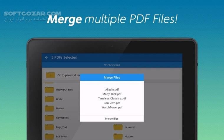 دانلود PDF Converter & PDF Editor 6.11 for Android +2.3 - دانلود پی دی اف کانورتر برای اندروید - سافت گذر