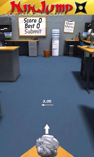 دانلود Paper Toss 1 v1.2.1 / 2  v1.0.1 /  2015 v1.2 for Android +2.3 - دانلود پرتاب کاغذ برای اندروید - سافت گذر