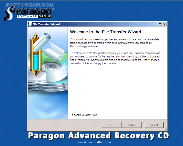 دانلود Paragon Drive Backup Server v10.0.10444 + Advanced Recovery CD - دانلود نرم افزار CD ریکاوری شرکت پاراگون جهت بکاپ و بازگردانی و انتقال اطلاعات و ... - سافت گذر