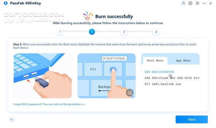 دانلود PassFab 4WinKey 8.5.0.5 - دانلود بازیابی پسورد ویندوز - سافت گذر