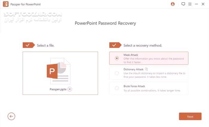 دانلود Passper for PowerPoint 4.0.3.1 - دانلود باز کردن قفل فایل های پاورپوینت - سافت گذر