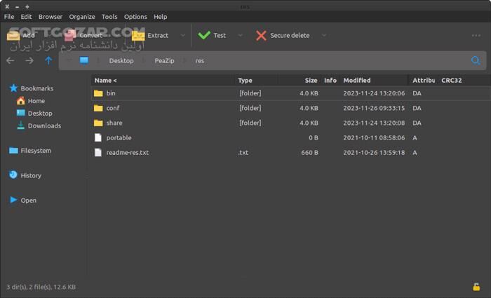 دانلود PeaZip 10.8.0 - دانلود فشرده سازی فایل ها - سافت گذر