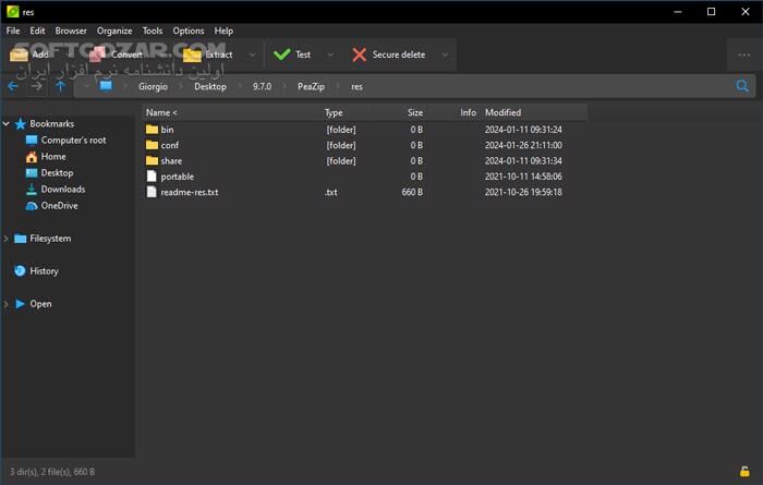 دانلود PeaZip 10.8.0 - دانلود فشرده سازی فایل ها - سافت گذر