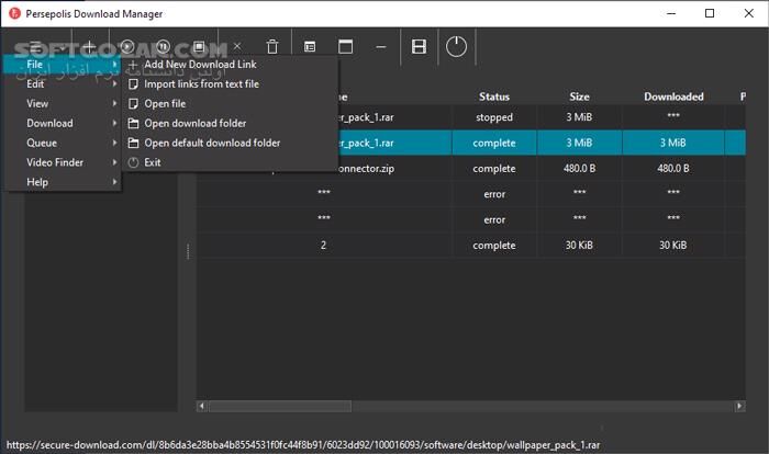 دانلود Persepolis Download Manager 5.2.0.0 - دانلود پرسپولیس دانلود منیجر - سافت گذر