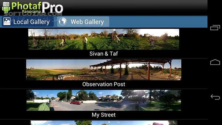 دانلود Photaf Panorama Pro 4.4.3 for Android +2.2 - دانلود ایجاد تصاویر پانوراما برای اندروید - سافت گذر