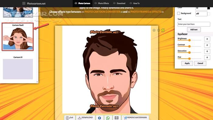 دانلود PhotoCartoon Professional 6.9.2 - دانلود تبدیل عکس به نقاشی - سافت گذر