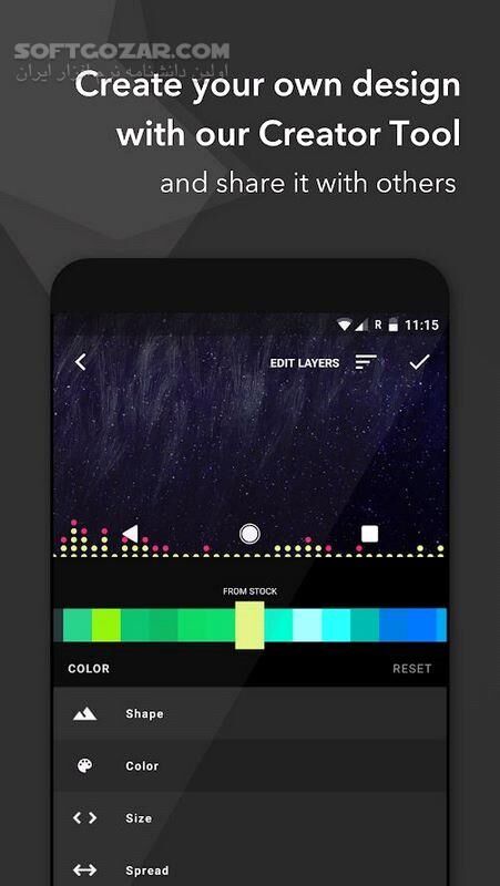 دانلود MUVIZ Navbar Music Visualizer 5.0.5.0 For Android +5.0 - دانلود مویز ناوبار برای اندروید - سافت گذر