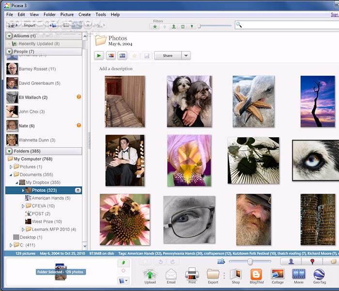 دانلود Picasa 3.9.141 Build 259 - دانلود ابزار گوگل برای سازماندهی، ویرایش و به اشتراک‌گذاری تصاویر - سافت گذر