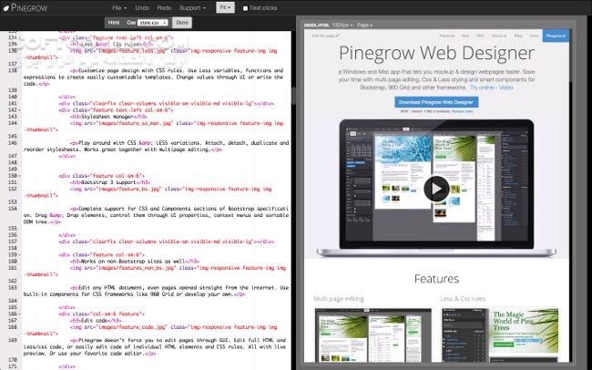 دانلود Pinegrow Web Editor Pro 5.99 + Portable - دانلود پاین گرو - سافت گذر