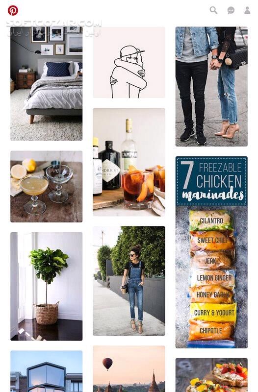 دانلود Pinterest 14.0.0 Final For Android +8.0 - دانلود پینترست برای اندروید - سافت گذر
