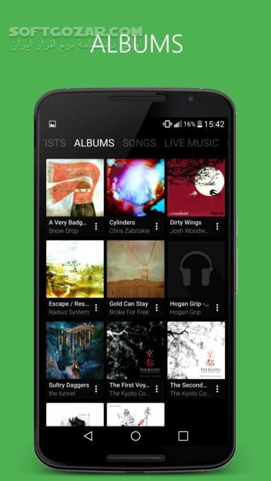 دانلود Pixel Music Player 5.8.1 for Android +4.1 - دانلود پلیر پیکسل برای اندروید - سافت گذر