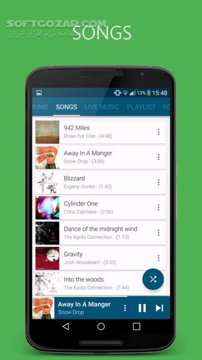 دانلود Pixel Music Player 5.8.1 for Android +4.1 - دانلود پلیر پیکسل برای اندروید - سافت گذر