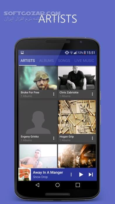 دانلود Pixel Music Player 5.8.1 for Android +4.1 - دانلود پلیر پیکسل برای اندروید - سافت گذر