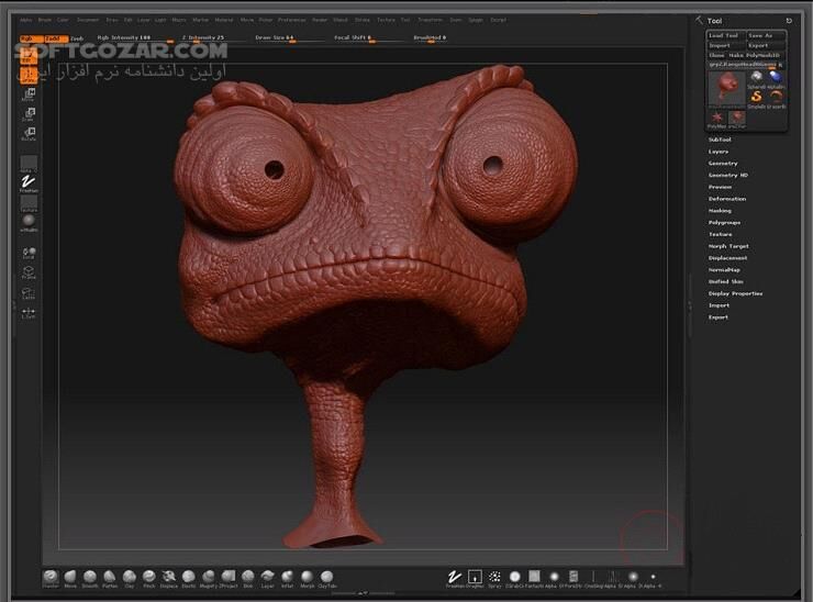 دانلود Pixologic ZBrush 2026.1.1 / 2025.3.0 / 2024.0.3 / 2023.1.1 / 2022.0.7 - دانلود ساخت انیمیشن 3 بعدی - سافت گذر