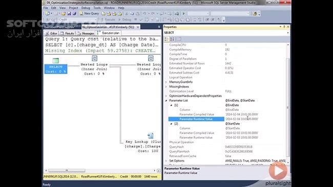 دانلود Pluralsight - SQL Server - Optimizing Stored Procedure Performance - دانلود فیلم آموزش اس‌کیواِل سـروِر - بهینه‌سازی عملکرد رویه ذخیره‌شده - سافت گذر
