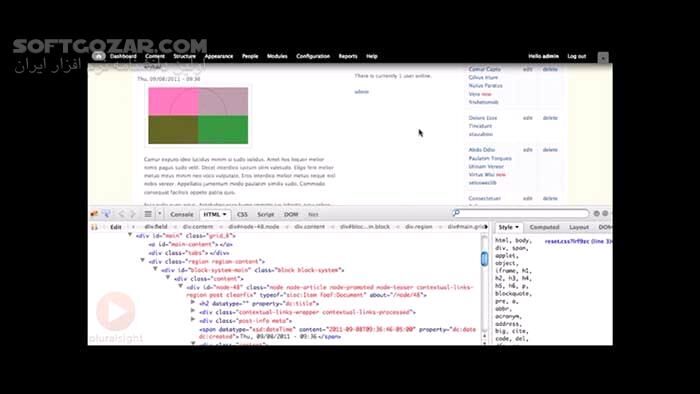 دانلود Pluralsight - Theming Basics For Drupal 7 - دانلود فیلم آموزش مبانی تم‌سازی برای دروپال 7 - سافت گذر