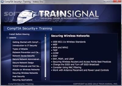 دانلود Pluralsight (TrainSignal) - CompTIA Security+ (2011 objectives) Part 1 / 2 / 3 - دانلود مجموعه‌ی سه دوره آموزش تصویری مدرک بین‌المللی کامپ‌تیا سکوریتی‌پلاس - دوهزار و یازده آبجکتیوز - سافت گذر