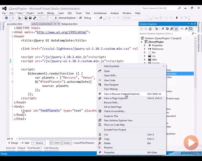 دانلود Pluralsight - Useful jQuery Plugins  - دانلود فیلم آموزش پلاگین‌های مفید و کارآمد جی‌کوئری - سافت گذر