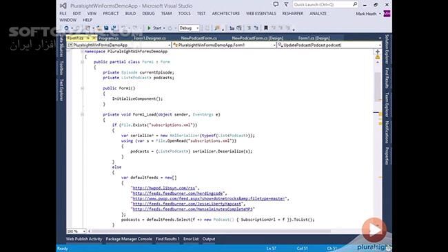 دانلود Pluralsight - Windows Forms Best Practices - دانلود فیلم آموزش و تمرین توسعه‌ی برنامه‌های کاربردی ویندوزی - سافت گذر