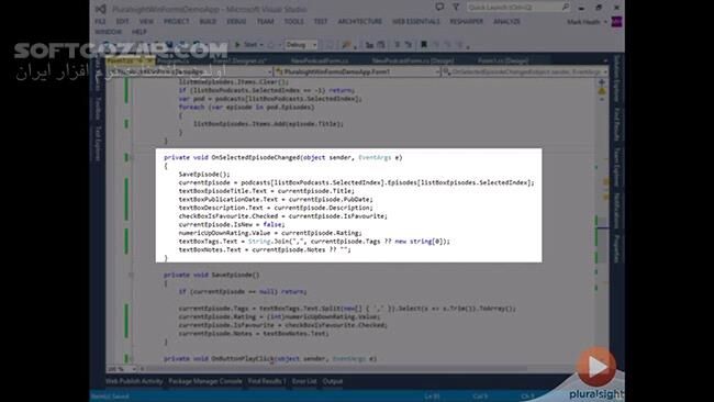 دانلود Pluralsight - Windows Forms Best Practices - دانلود فیلم آموزش و تمرین توسعه‌ی برنامه‌های کاربردی ویندوزی - سافت گذر