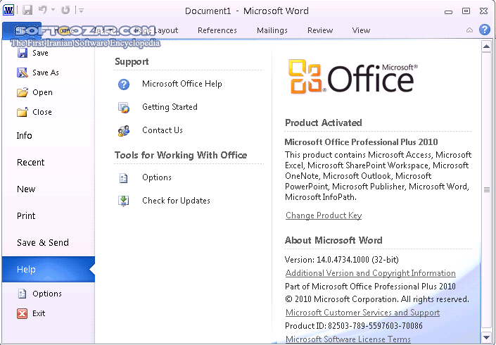 دانلود Portable Office 2010 - دانلود نسخه پرتابل نرم افزار آفیس 2010 - سافت گذر
