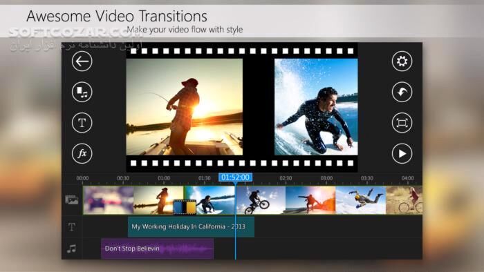 دانلود PowerDirector – Video Editor FULL 15.8.0 For Android +5.0 - دانلود ویرایش فیلم برای اندروید - سافت گذر