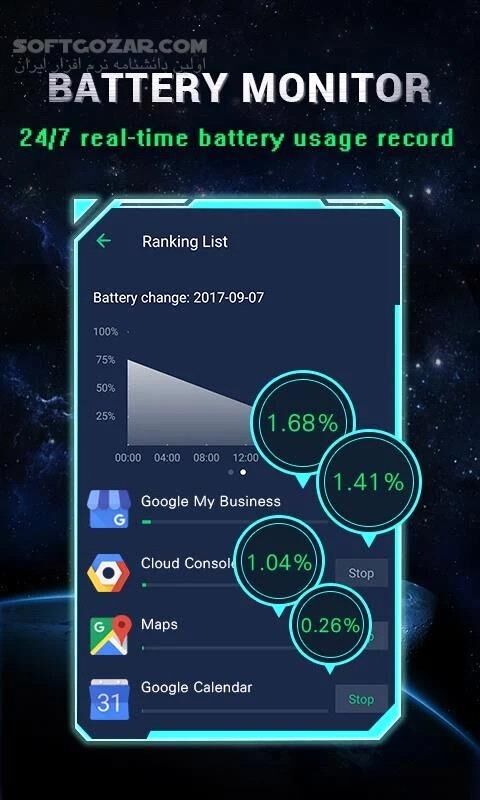 دانلود Power Battery 1.9.8.1 for Android +4.1 - دانلود پاور باتری برای اندروید - سافت گذر
