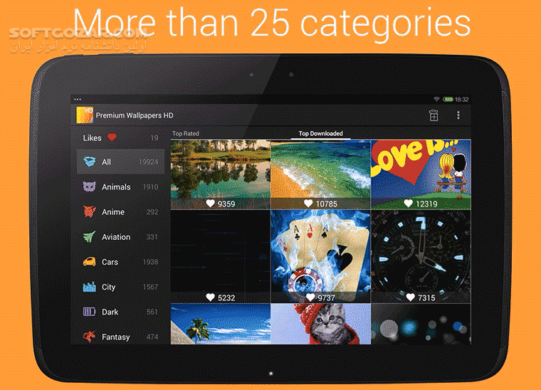دانلود Premium Wallpapers HD 4k Premium 5.6.20 for Android +2.3 - دانلود گالری تصویر زمینه برای اندروید - سافت گذر