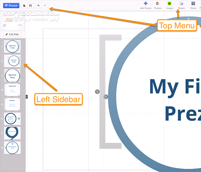 دانلود Prezi Next 1.6.3 / 1.6.2 - دانلود ساخت و نمایش پاورپوینت پرزی پرو - سافت گذر