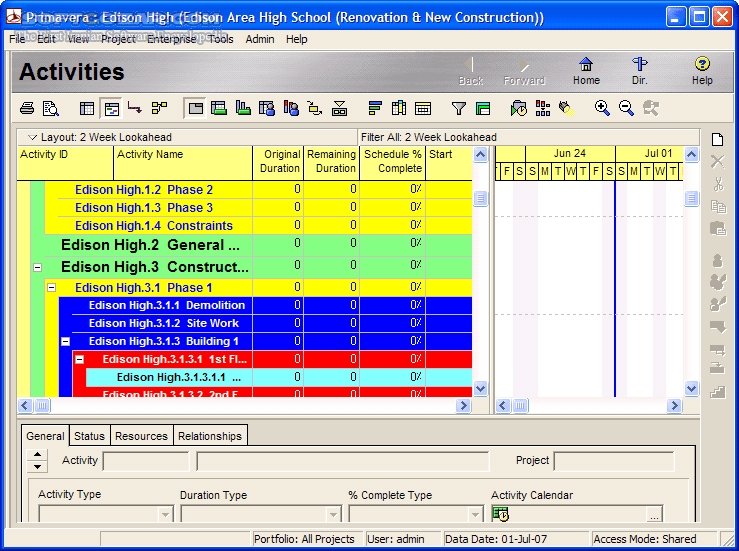 دانلود Primavera P6 6.0 / 7.0 / 8.3 / 16.1 / 17.7 - دانلود قویترین نرم افزار برای زمان بندی و کنترل پروژه - سافت گذر