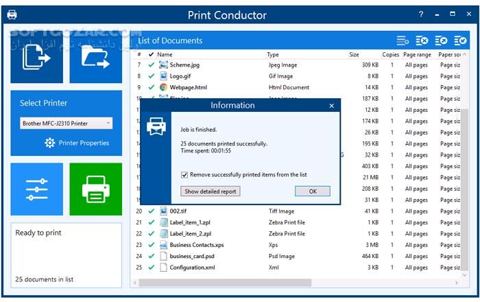 دانلود Print Conductor v11.0.2512.15130 - دانلود پرینت گرفتن از چندین فایل به‌طور همزمان - سافت گذر