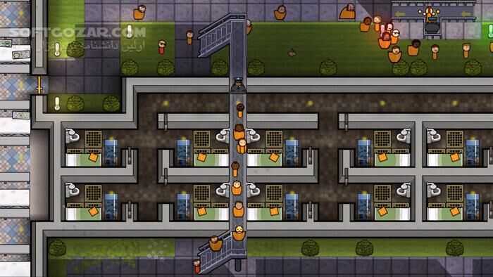 دانلود Prison Architect - The Sunset - دانلود بازی ساخت و ساز برای کامپیوتر - سافت گذر