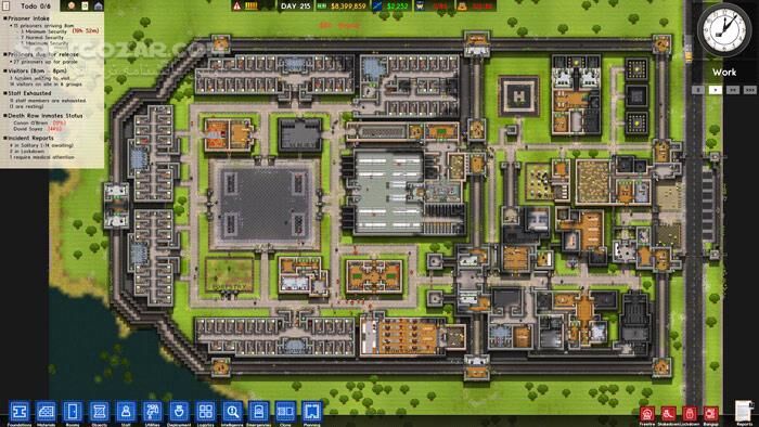 دانلود Prison Architect - The Sunset - دانلود بازی ساخت و ساز برای کامپیوتر - سافت گذر
