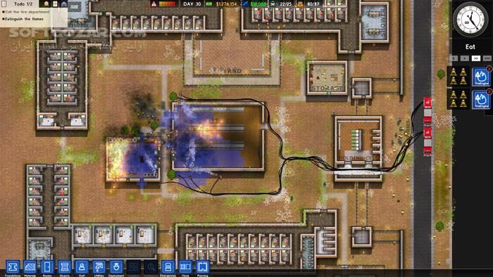 دانلود Prison Architect - The Sunset - دانلود بازی ساخت و ساز برای کامپیوتر - سافت گذر
