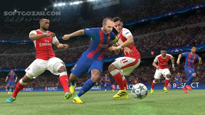دانلود PES 2017 - Pro Evolution Soccer 2017 - دانلود بازی فوتبال حرفه ای 2017 - سافت گذر