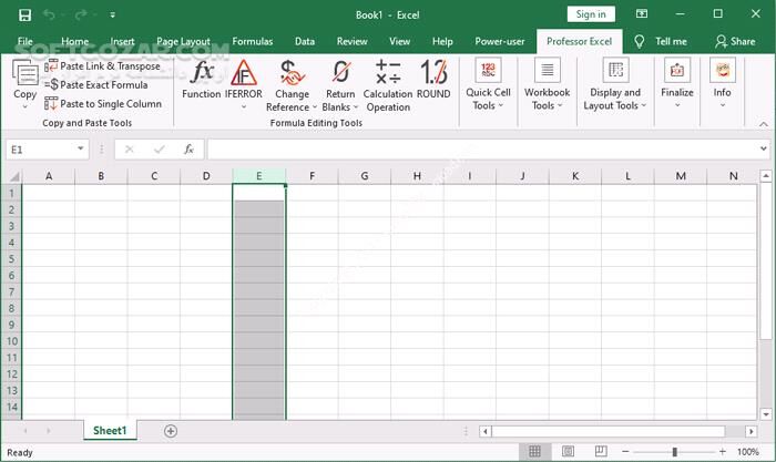 دانلود Professor Excel Tools 4.3 Premium - دانلود افزونه اکسل - سافت گذر