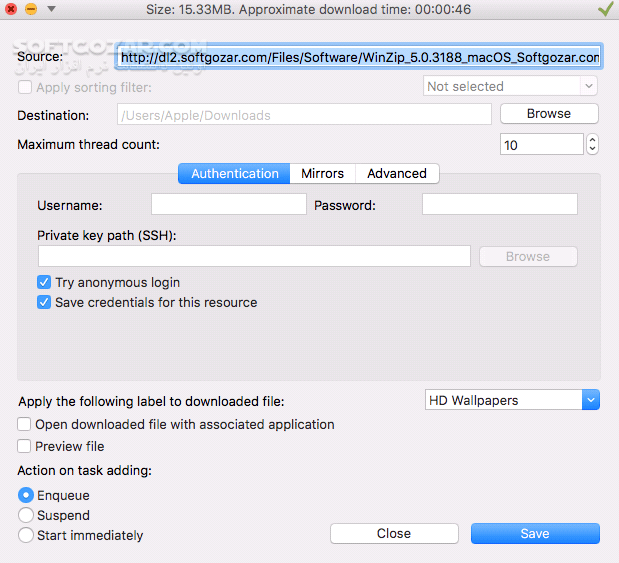 دانلود Progressive Downloader 4.6 macOS - دانلود پراگرسیو دانلودر - سافت گذر
