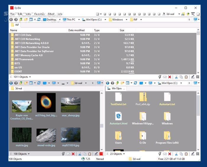 دانلود Q-Dir 12.46 - دانلود مدیریت فایل - سافت گذر