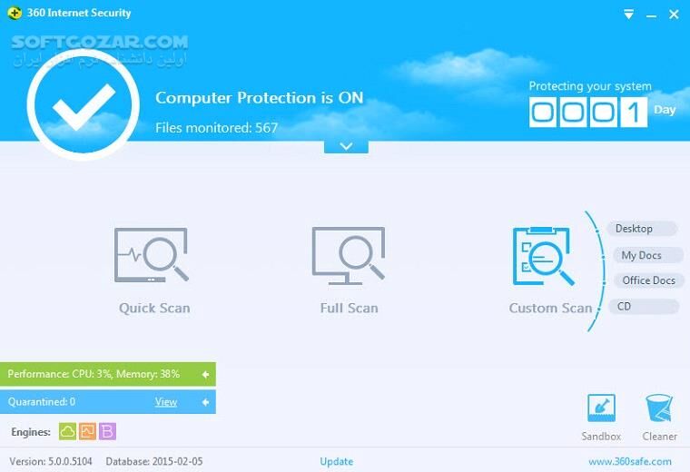 دانلود Qihoo 360 Total Security 11.0.0.1298 - دانلود آنتی ویروس چیهو - سافت گذر
