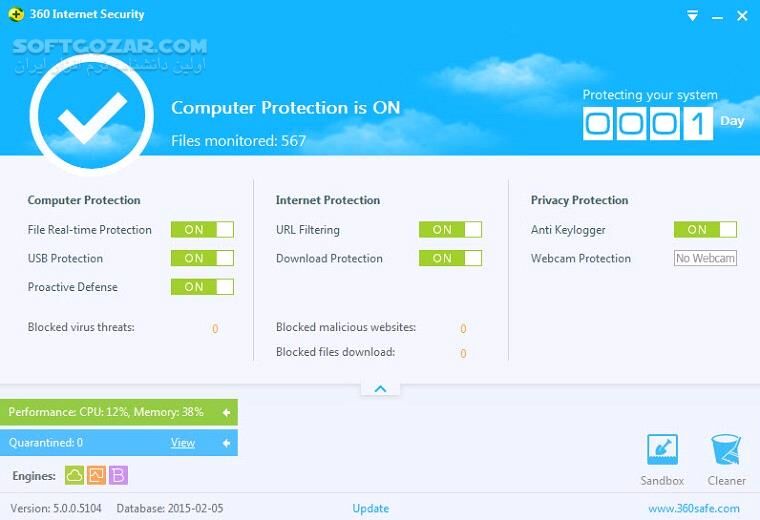 دانلود Qihoo 360 Total Security 11.0.0.1298 - دانلود آنتی ویروس چیهو - سافت گذر