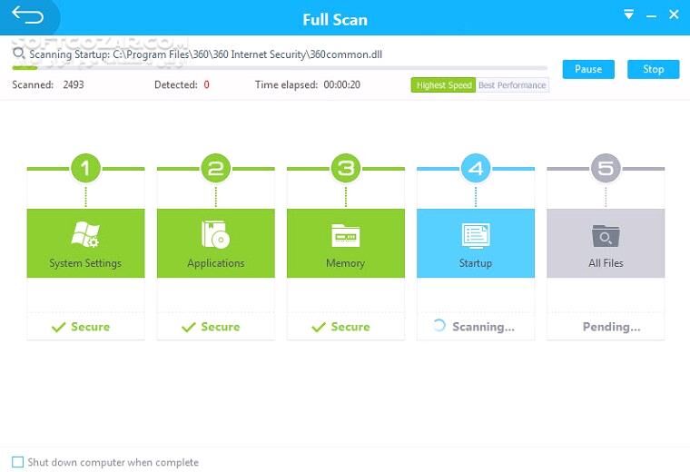 دانلود Qihoo 360 Total Security 11.0.0.1298 - دانلود آنتی ویروس چیهو - سافت گذر