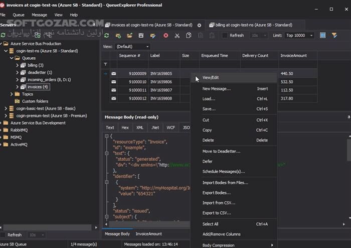 دانلود QueueExplorer Professional 5.0.64 - دانلود مدیریت پیام های ویندوز - سافت گذر